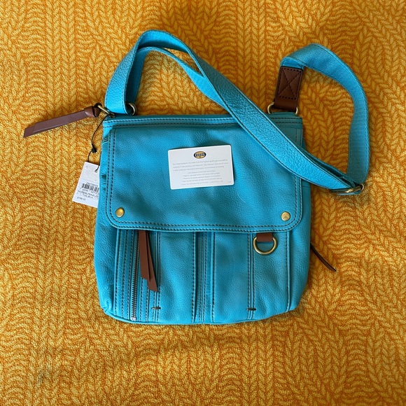 NWT Fossil Morgan Traveler Crossbody Bag